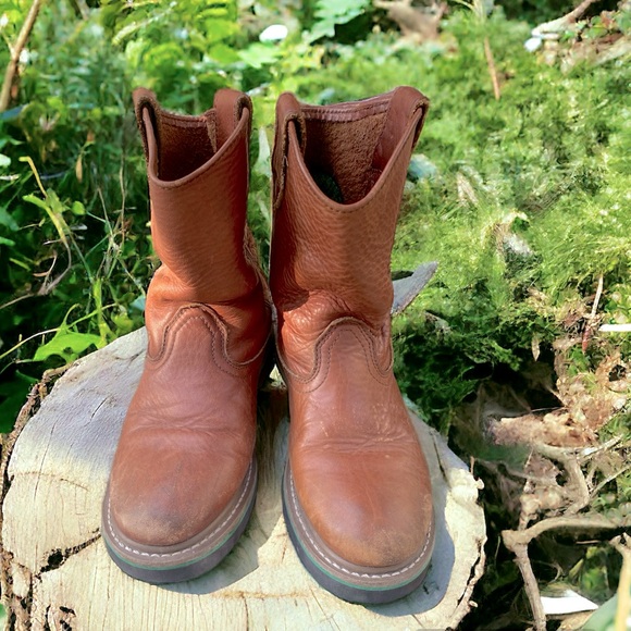 Little Kids John Deere Man Made Upper Leather Work Boots | Size 2M - Picture 2 of 9